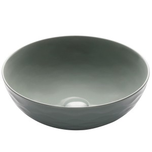 KRAUS Viva™ Round Gray Porcelain Ceramic Vessel ...