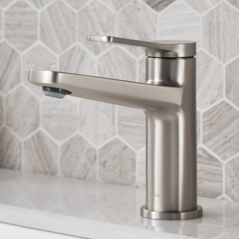 Indy™ Single Handle Bathroom Faucet in Spot Free Stainless Steel