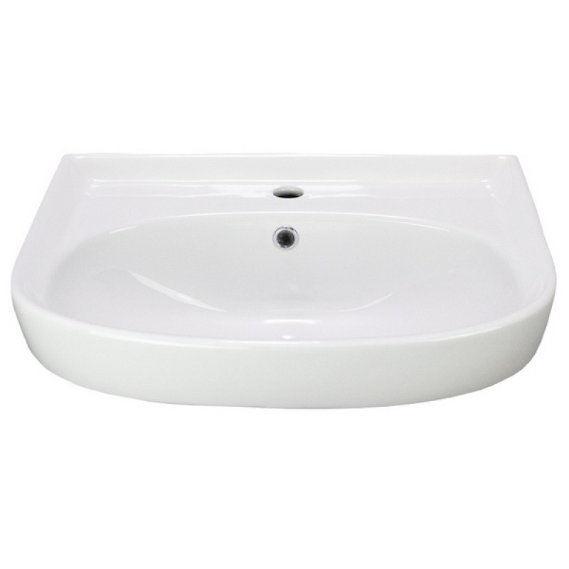 22-in. W Above Counter White Ceramic Vessel