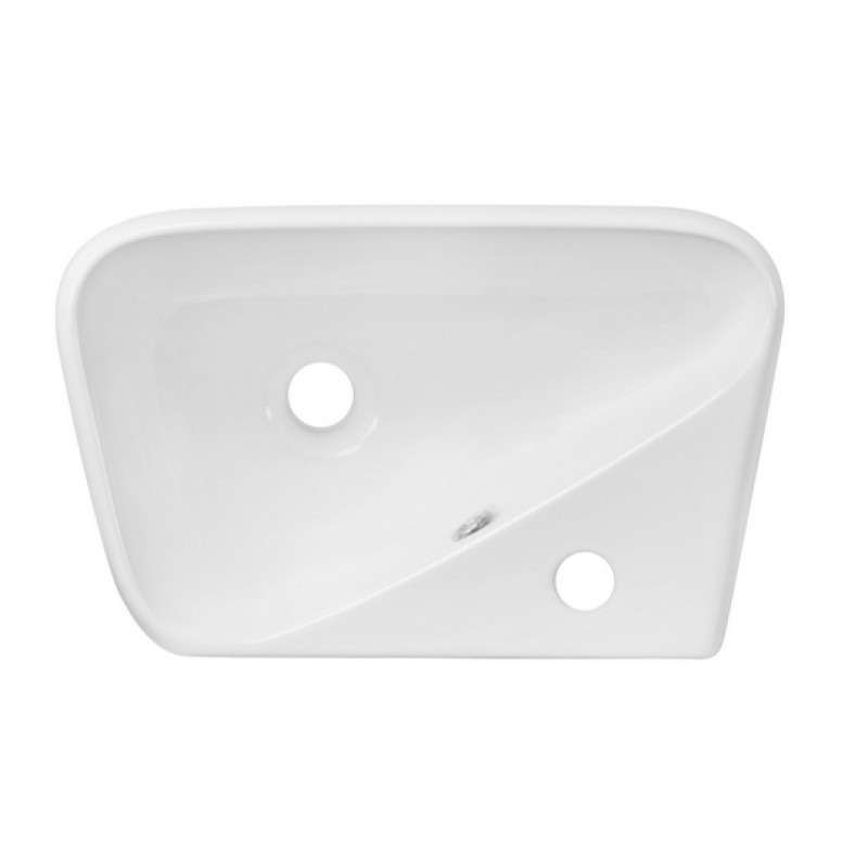 17.5-in. W x 11-in. D Above Counter Rectangle Vessel In White For Single Hole Faucet