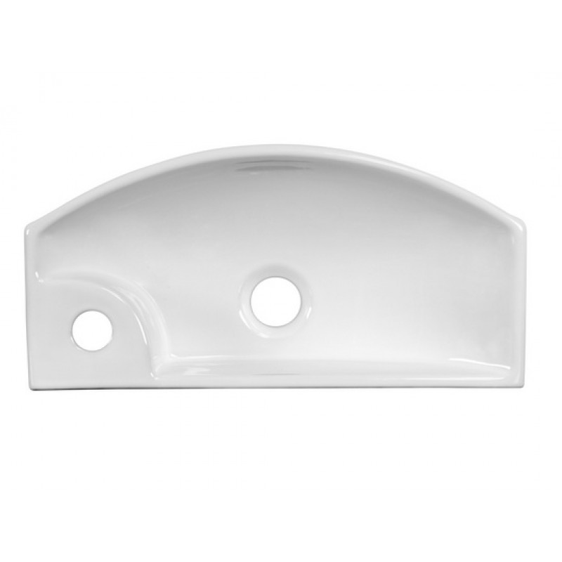 17.75-in. W x 8.75-in. D Above Counter Rectangle Vessel In White For Single Hole Faucet
