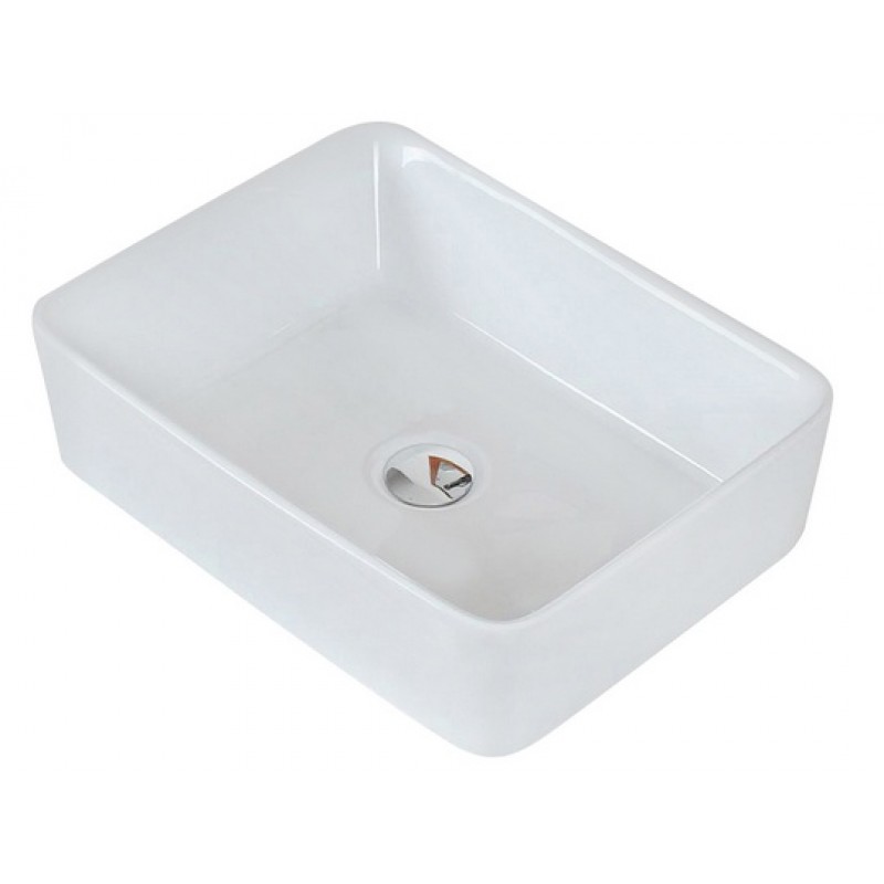 18.75-in. W x 14.75-in. D Above Counter Rectangle Vessel In White
