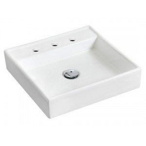 17.5-in. W x 17.5-in. D Wall Mount Square Vessel I...