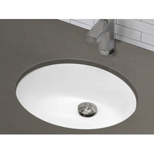 Oval Vitreous China Undermount Lavatory Sink With ...
