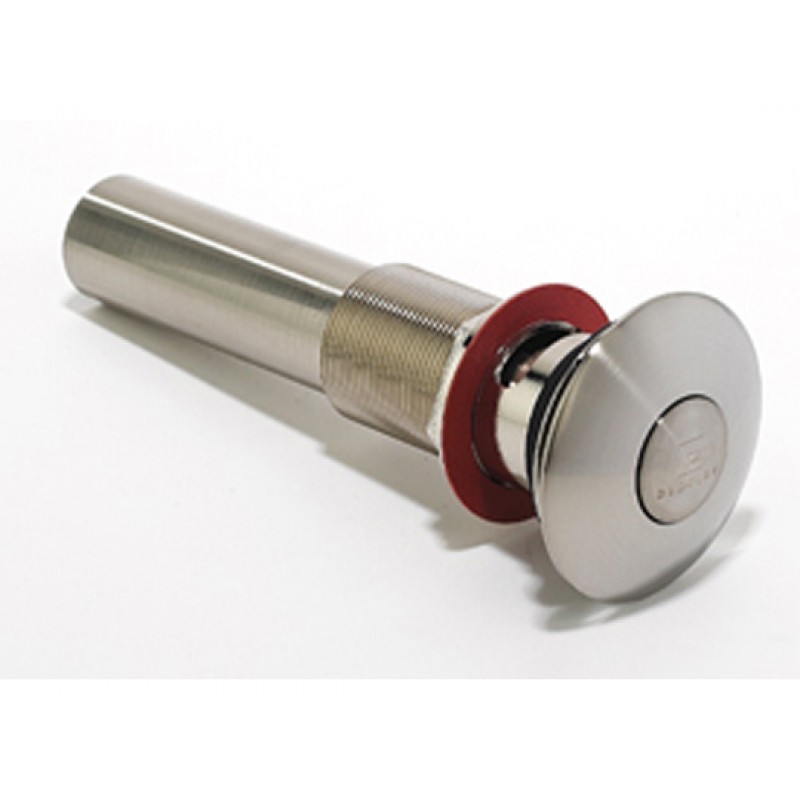 Push Button Popup With Overflow - Satin Nickel
