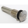 Push Button Popup With No Overflow - Satin Nickel