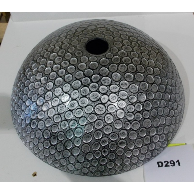 SAMPLE: Silver Dots Glass Vessel Sink (D291)