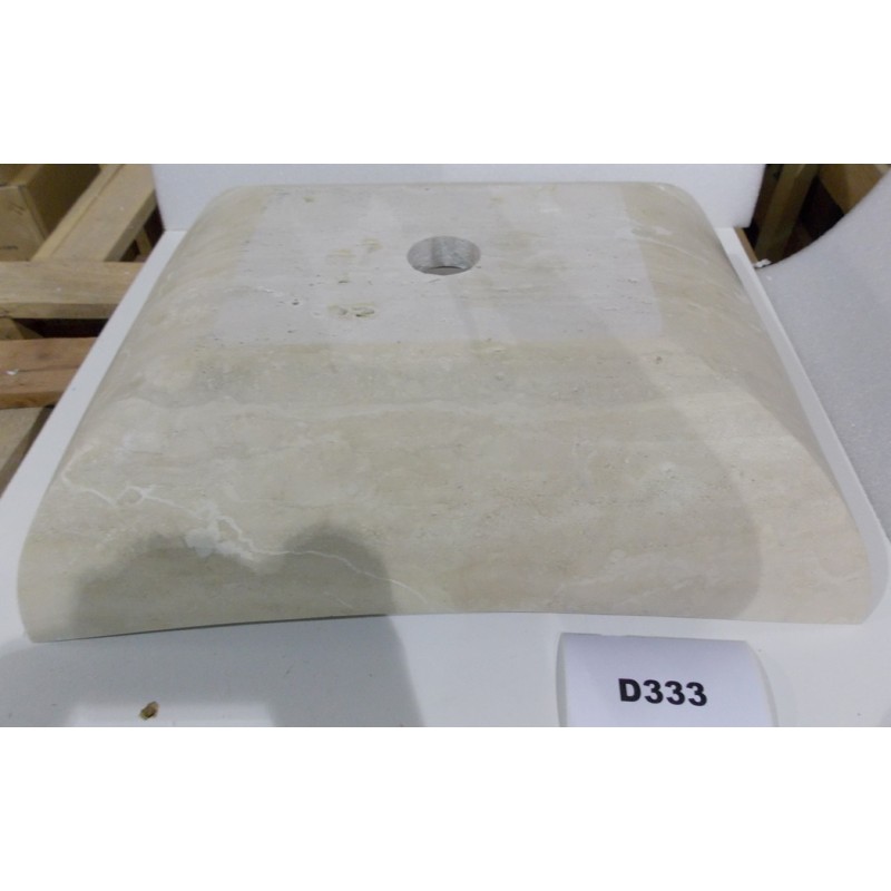 Factory 2nd: Deep Zen Sink - Honed White Travertine (D333)
