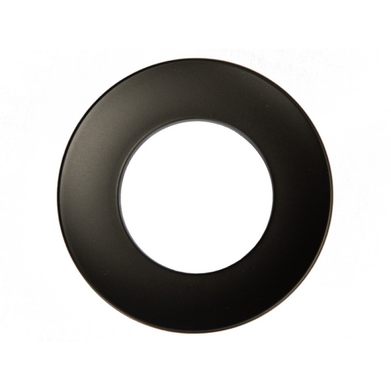 1.5" Grid Drain and Mounting Ring - Matte Black