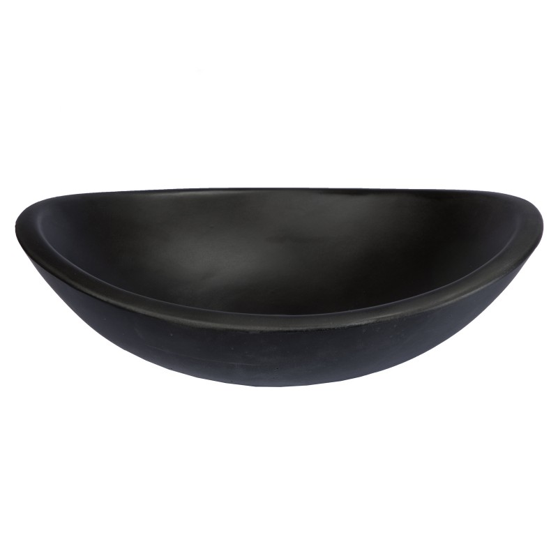 Concrete Canoe Vessel Sink - Charcoal