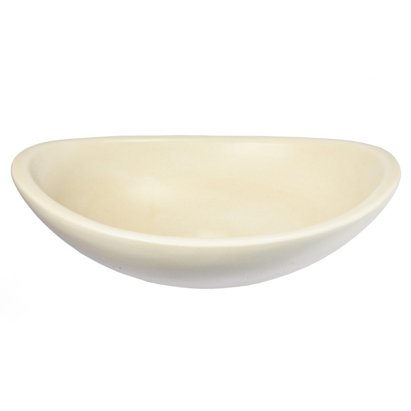 Concrete Canoe Vessel Sink - Cream
