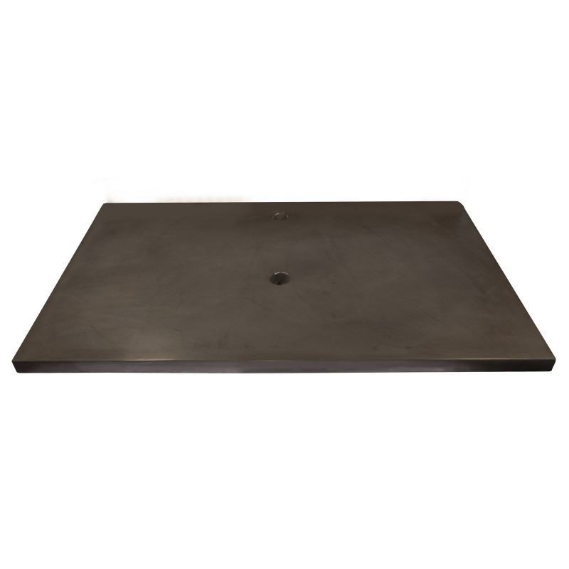 37-in x 22-in Concrete Counter Top - Charcoal