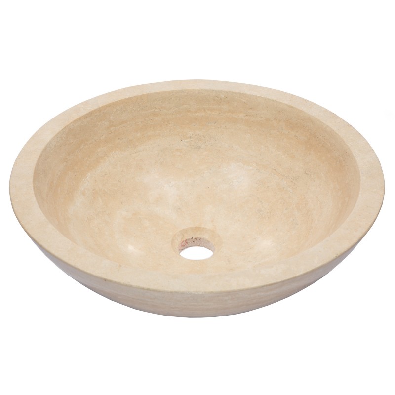Beige Travertine Sink Bowl