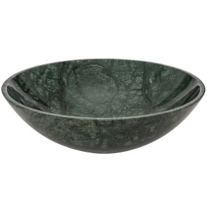 Dark Green Marble Vessel Sink Bowl