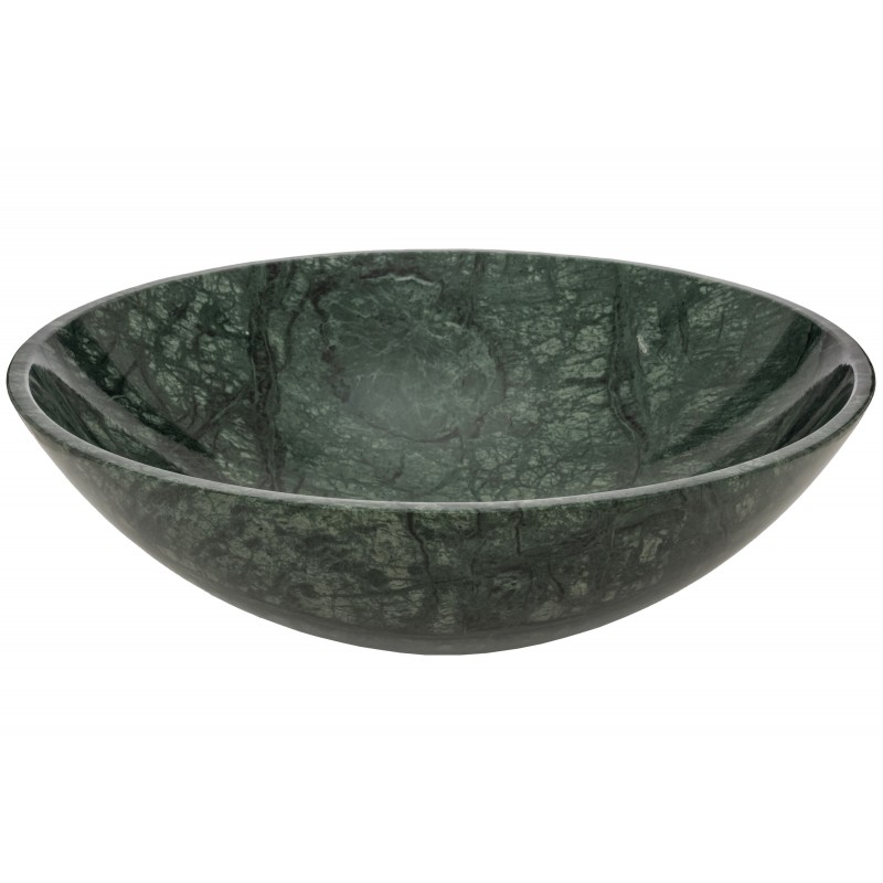 Dark Green Marble Vessel Sink Bowl