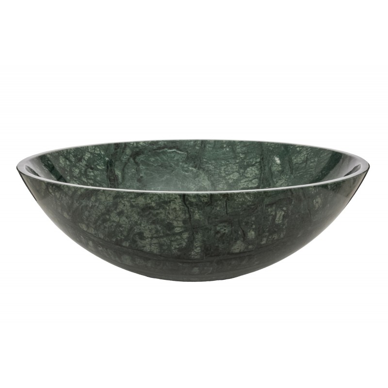 Dark Green Marble Vessel Sink Bowl