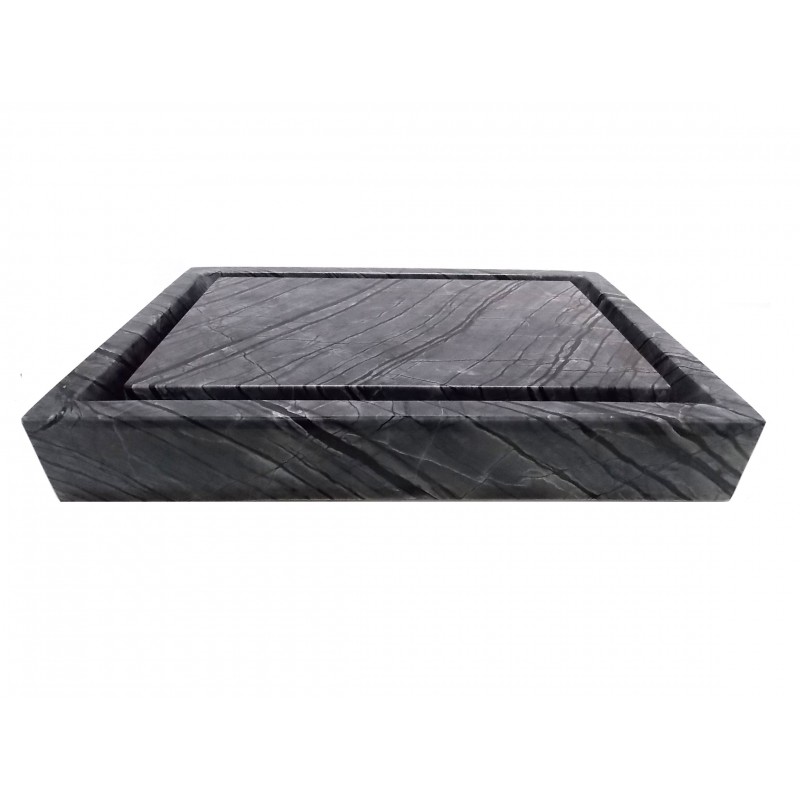 EB_S006 Special Order Rectangular Infinity Pool Stone Sink - Various Material Options