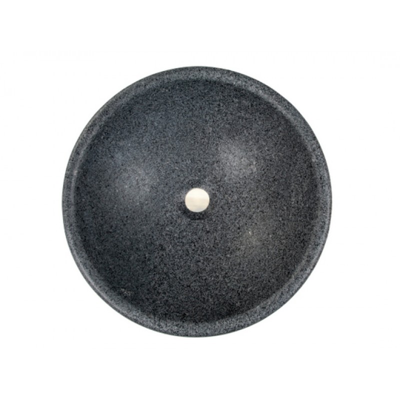 Echo Bowl Shaped Vessel Sink - Honed Padang Dark Granite