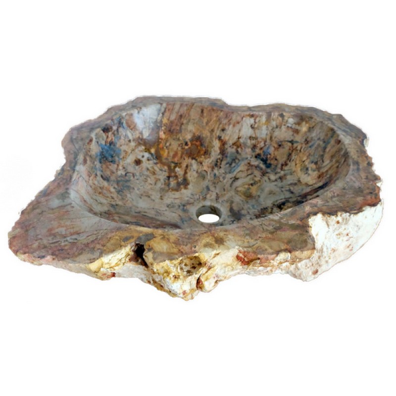 Natural Stone Vessel Sink - Petrified Wood