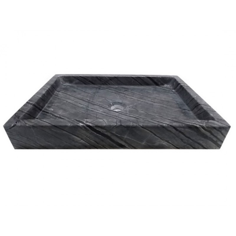 EB_S040 Special Order Rectangular Stone Vessel Sink - Various Material Options