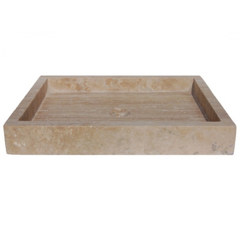 EB_S040 Special Order Rectangular Stone Vessel Sink - Various Material Options