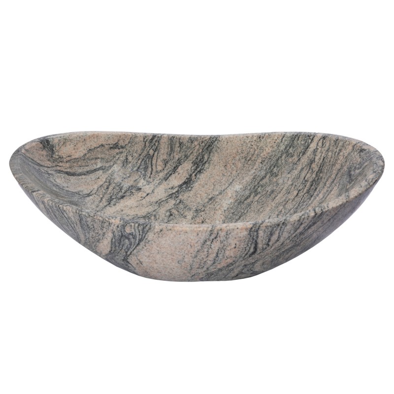Stone Canoe Sink - Polished Juparana Granite