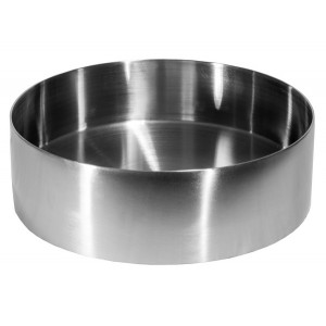 Round 15-in Stainless Steel Vessel Sink in Silver ...