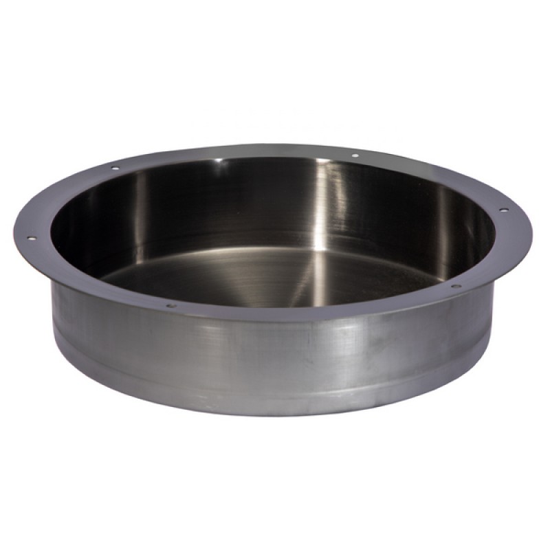 Round 15-in Stainless Steel Undermount Sink in Black with Drain