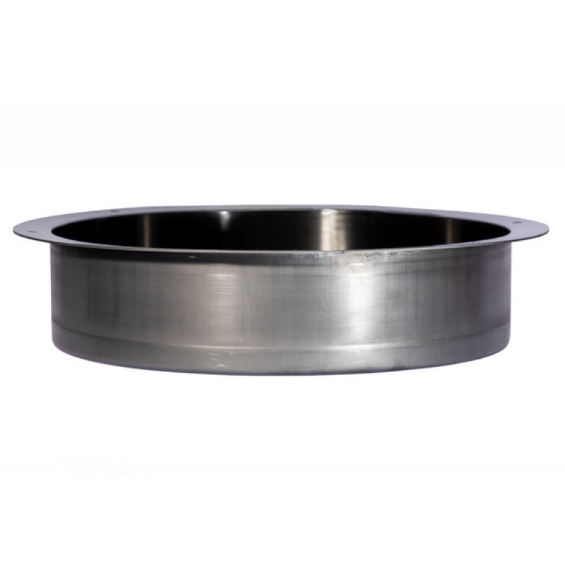 Round 15-in Stainless Steel Undermount Sink in Black with Drain