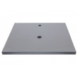 25-in x 22-in Terrazzo Vanity Counter Top - Dark Gray