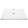 25-in x 22-in Terrazzo Vanity Counter Top - White 25-in x 22-in Terrazzo Vanity Counter Top - White