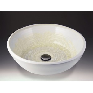 Classic Handcrafted Porcelain Clay Vessel Sink - I...