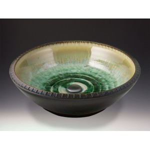 Deco Handcrafted Porcelain Clay Vessel Sink - Pati...