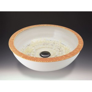 Rope Handcrafted Porcelain Clay Vessel Sink - Ivor...