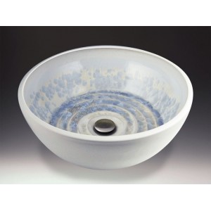 U-Style Handcrafted Porcelain Clay Undermount Sink...