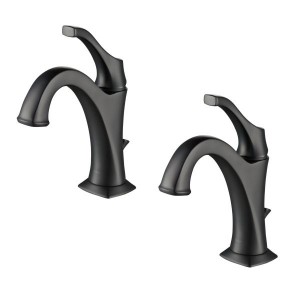 Arlo™ Matte Black Single Handle Basin Bathroom F...