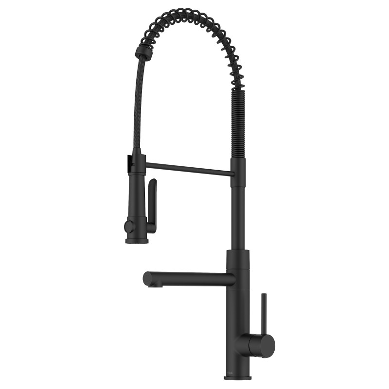 Artec Pro™ Commercial Style 2-Function Single Handle Pull Down Kitchen Faucet with Pot Filler in Matte Black
