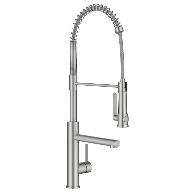 Artec Pro™ Commercial Style 2-Function Single Handle Pull Down Kitchen Faucet with Pot Filler in Spot-Free Stainless Steel