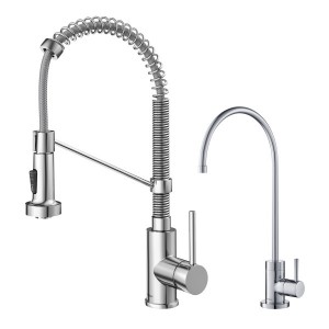 Bolden Commercial Style Pull-Down Kitchen Faucet a...