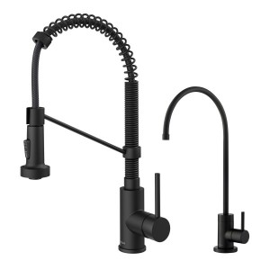 Bolden Commercial Style Pull-Down Kitchen Faucet a...