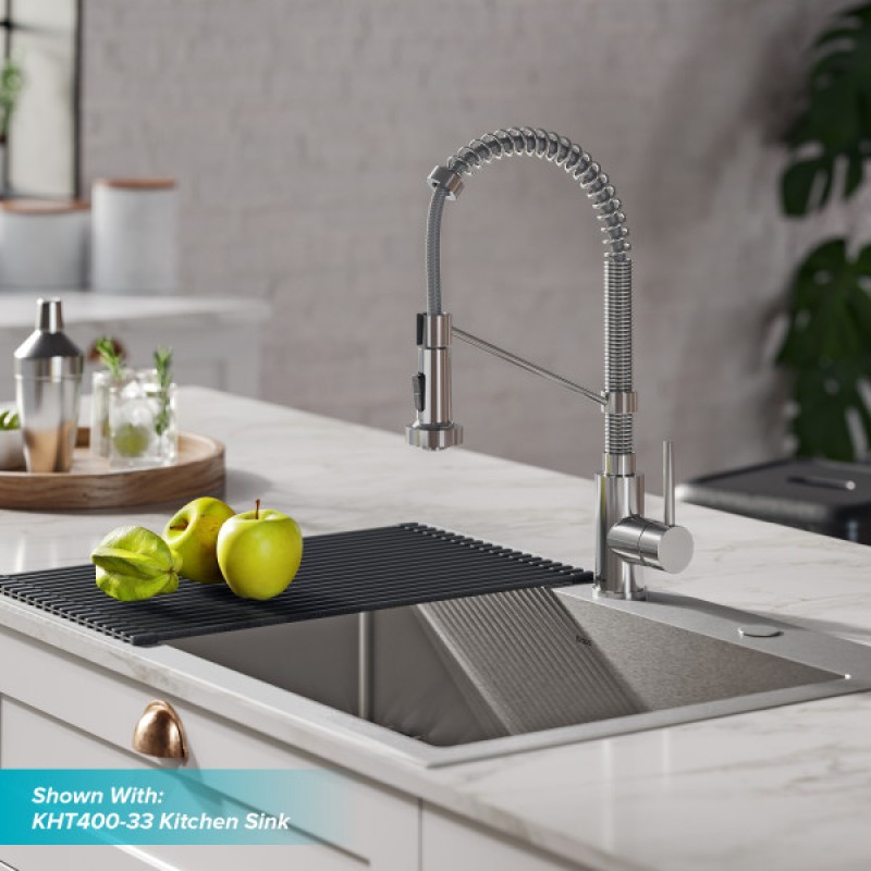Bolden Commercial Style 2-Function Single Handle Pull Down Kitchen Faucet in Chrome