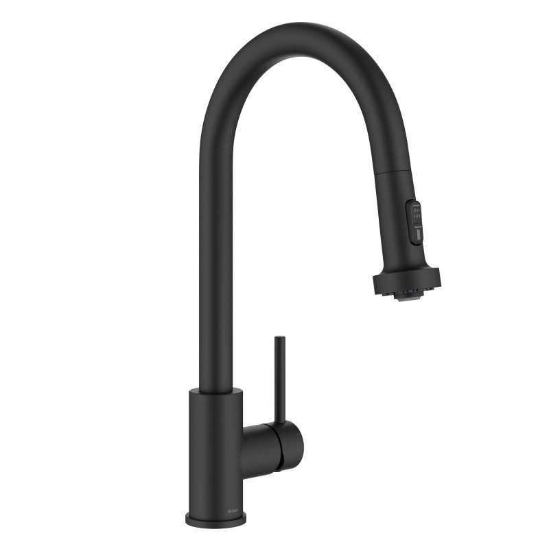 Bolden 2-Function Single Handle Pull Down Kitchen Faucet in Spot-Free Matte Black