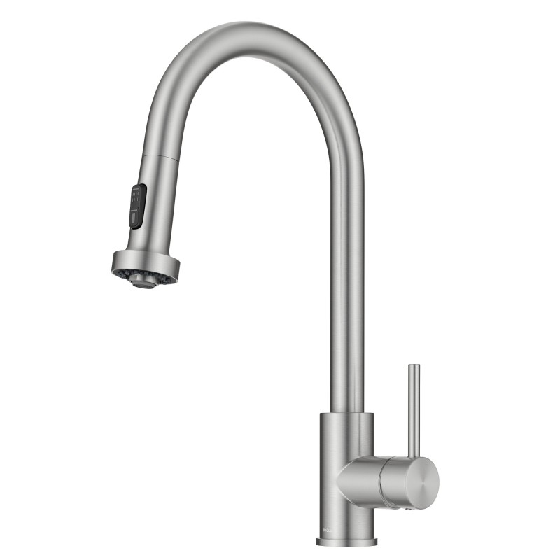 Bolden 2-Function Single Handle Pull Down Kitchen Faucet in Spot-Free Stainless Steel