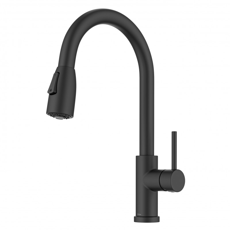 Coda™ 2-Function Single Handle Pull Down Kitchen Faucet in Matte Black