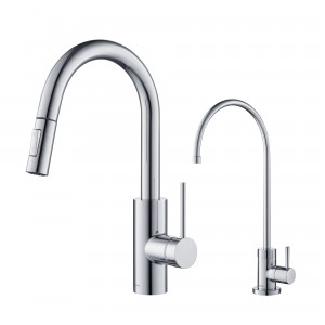 Oletto™ Pull-Down Kitchen Faucet and Purita™ W...