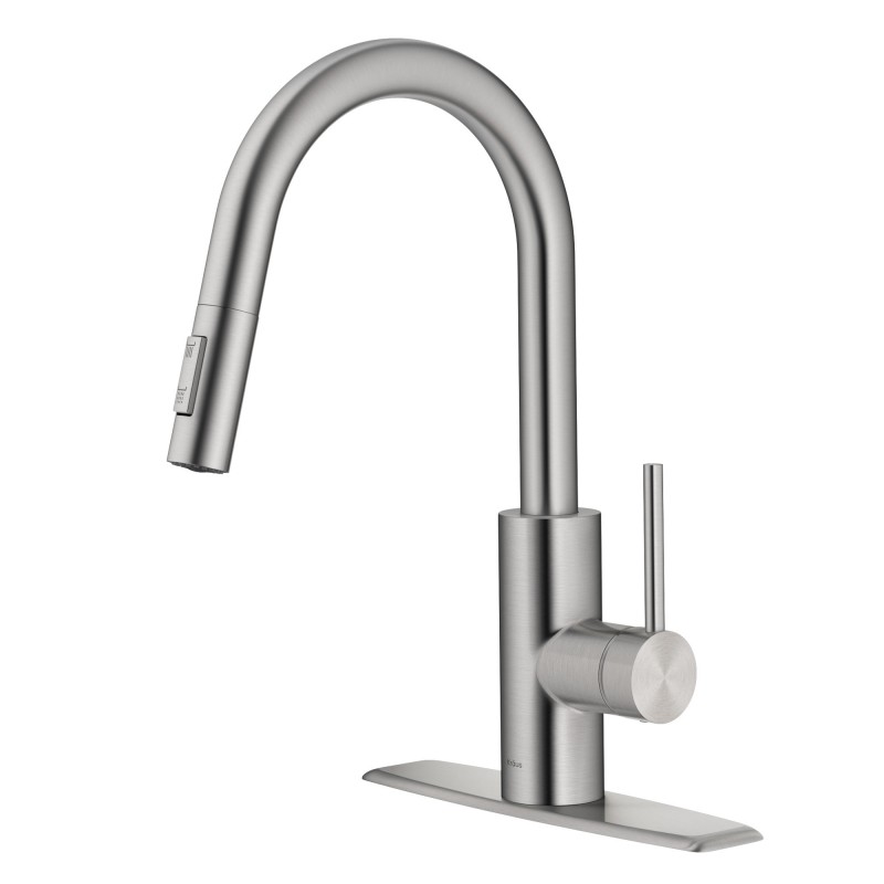 Oletto™ Spot Free Stainless Steel Finish Dual Function Pull Down Kitchen Faucet