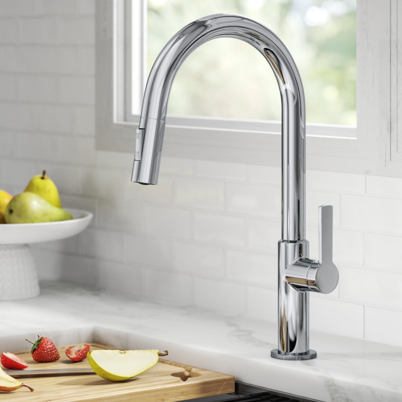 Oletto™ Single Handle Pull-Down Kitchen Faucet in 199.95