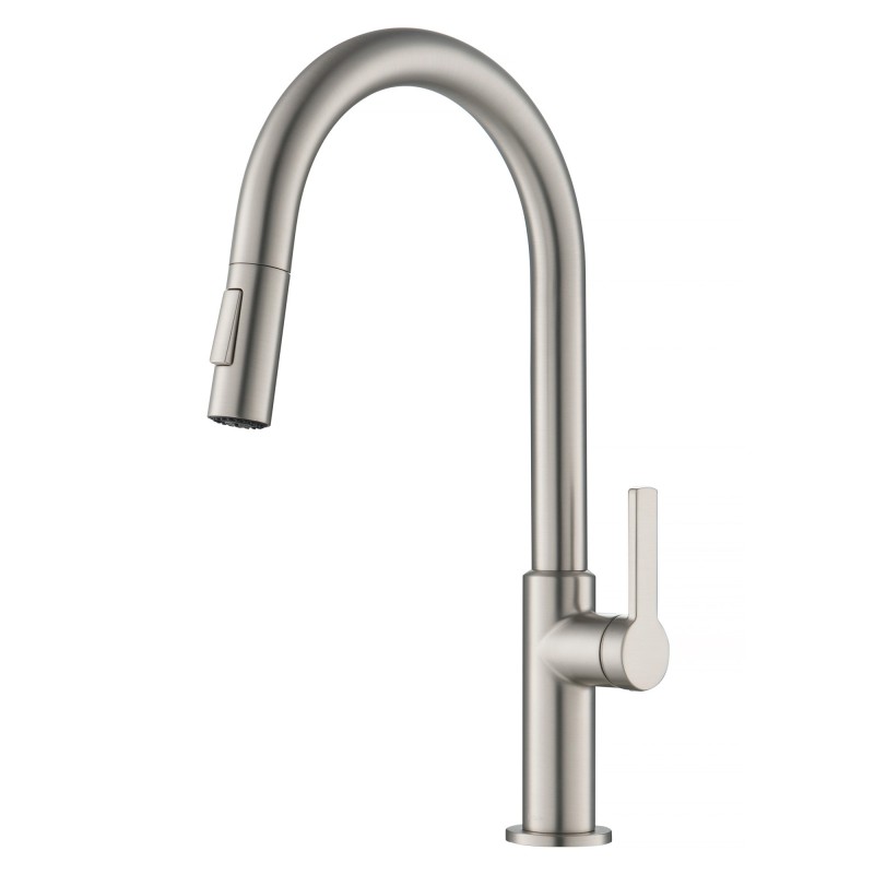 Oletto™ Single Handle Pull-Down Kitchen Faucet in Spot Free Stainless Steel