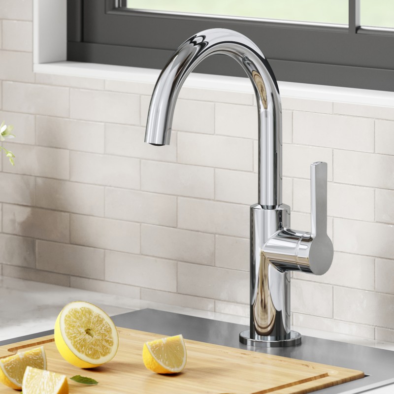 Oletto™ Single Handle Kitchen Bar Faucet in Chrome