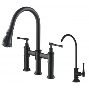Allyn™ Transitional Bridge Kitchen Faucet and Wa...